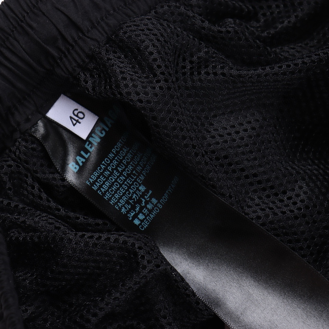 Balenciaga巴黎世家 BLCG 镂空字母刺绣运动套装长裤