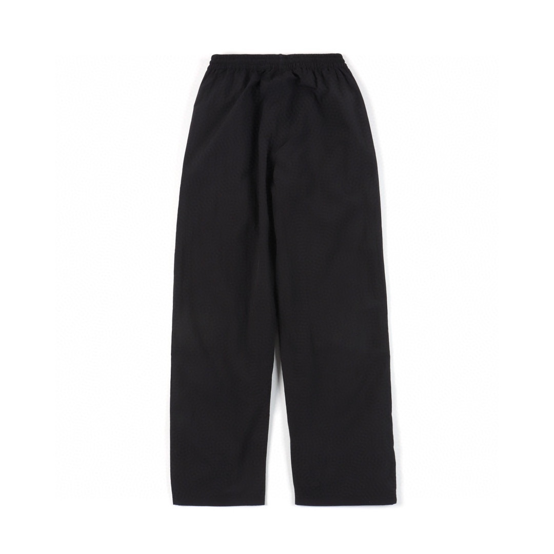Balenciaga/巴黎世家 BLCG 24SS 走秀款3B刺绣全黑运动套装长裤
