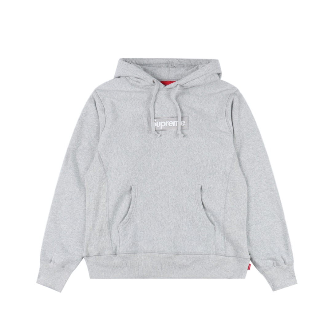 Supreme FW24 WEEK17 Box Logo Hooded Sweatshirt 胸前徽标刺绣logo口袋连帽卫衣帽衫