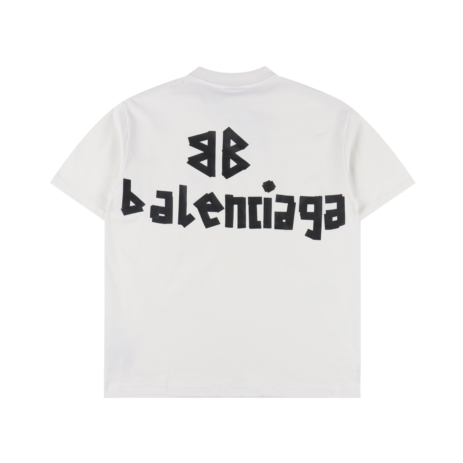 Balenciaga/巴黎世家 美纹纸胶带印花短袖
