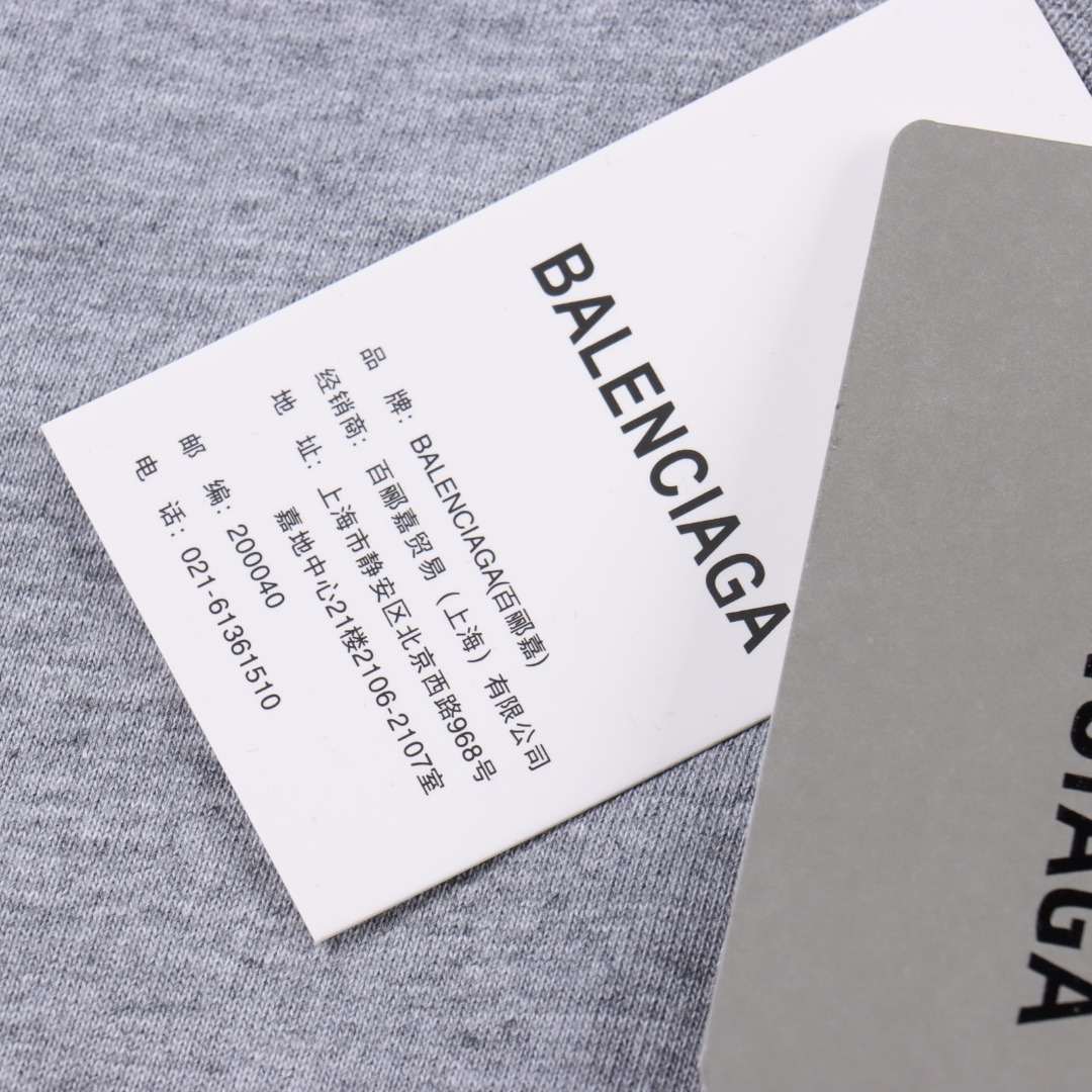 BALENCIAGA巴黎世家 做旧地球印花短袖T恤