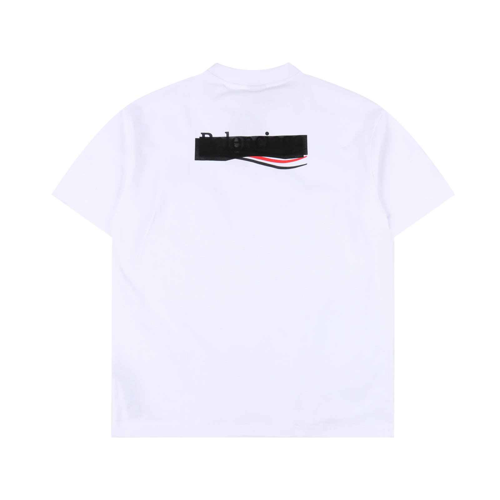 BALENCIAGA巴黎世家 可乐黑胶短袖T恤