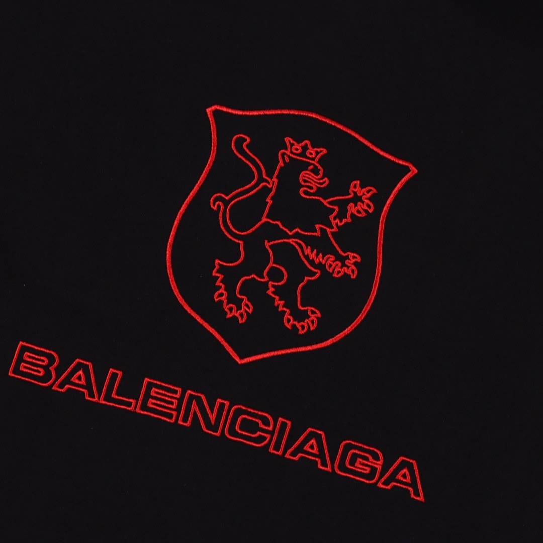 BALENCIAGA/巴黎世家 曼巴联名绣花短袖