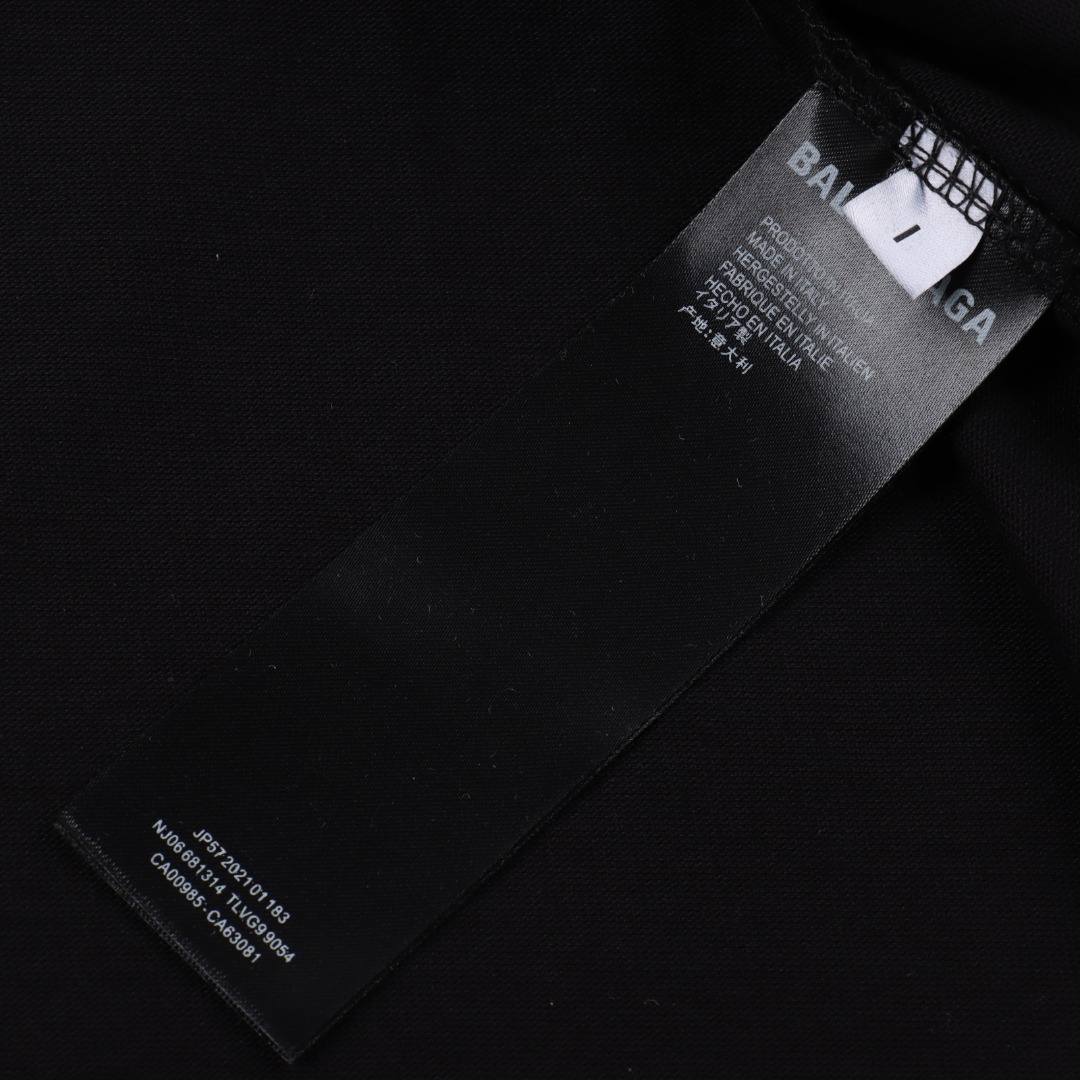 BALENCIAGA/巴黎世家 曼巴联名绣花短袖