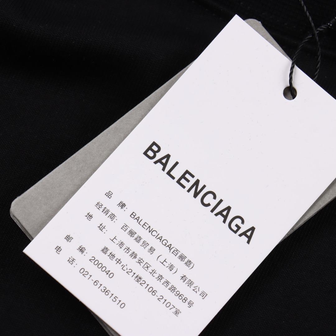 BALENCIAGA巴黎世家 喷墨溶解可乐短袖T恤