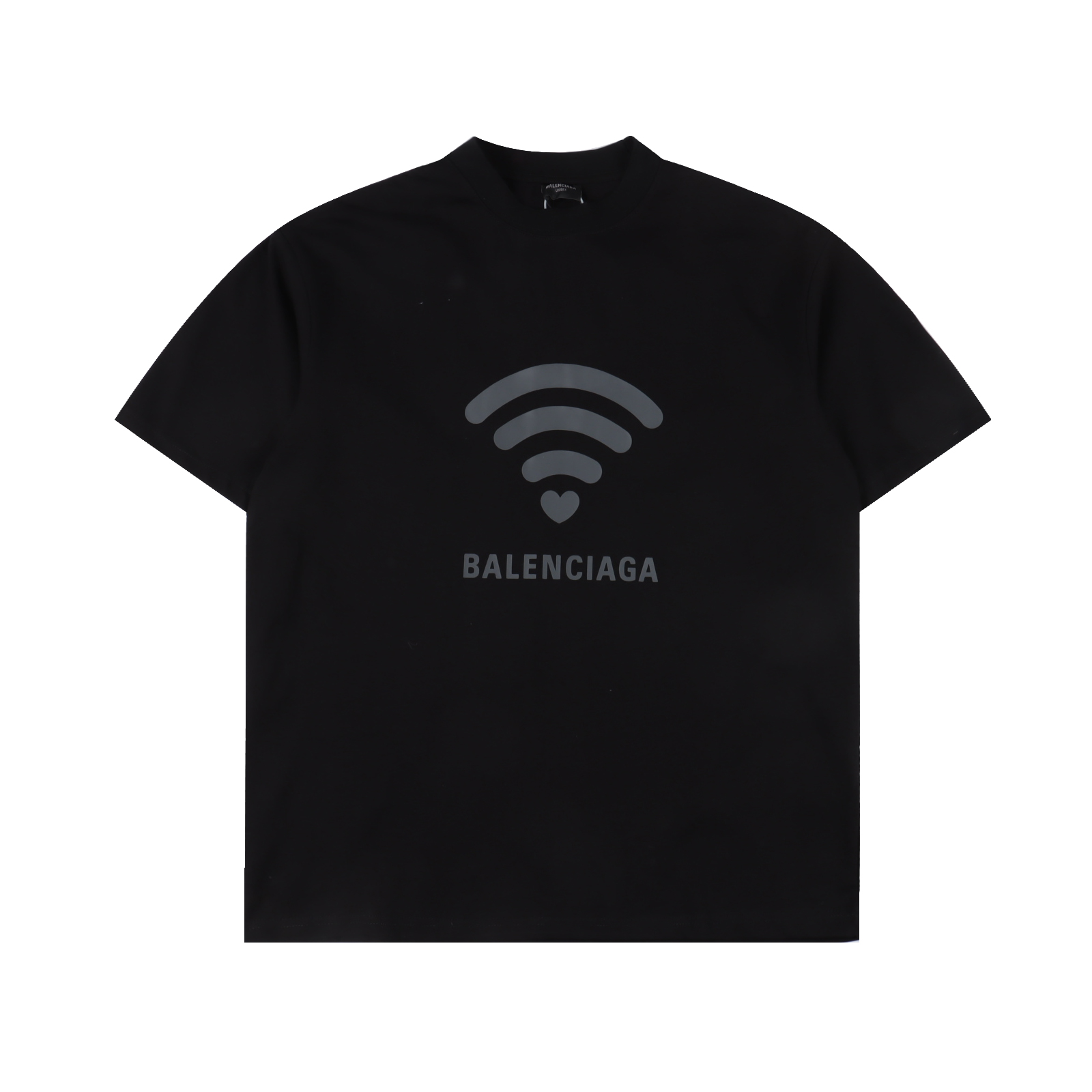 BALENCIAGA巴黎世家 Wi-Fi爱心短袖T恤