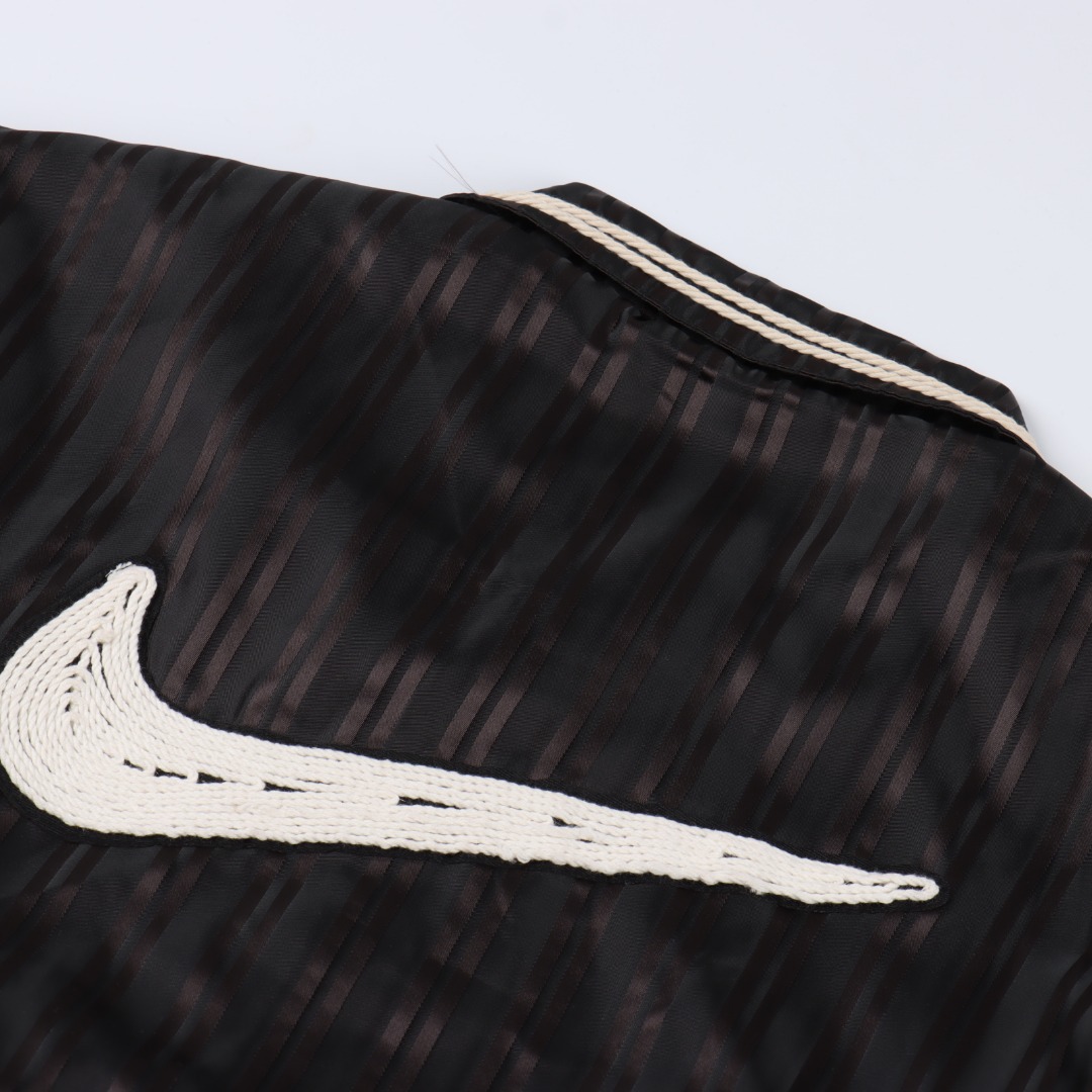 Nike x BODE 联名款Astro Grabber SS24 Logo翻领修身单排扣休闲西装夹克外套