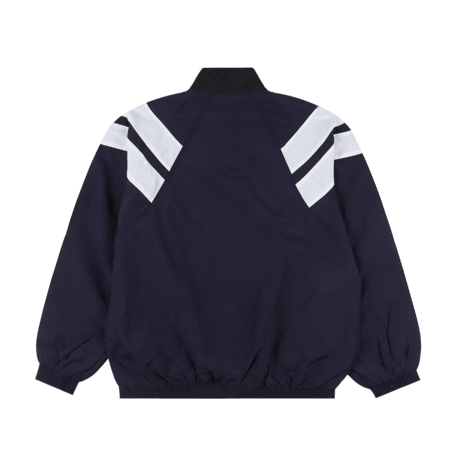 Balenciaga/巴黎世家 BLCG 24FW 走秀款双钩刺绣靛蓝拼接运动套装外套
