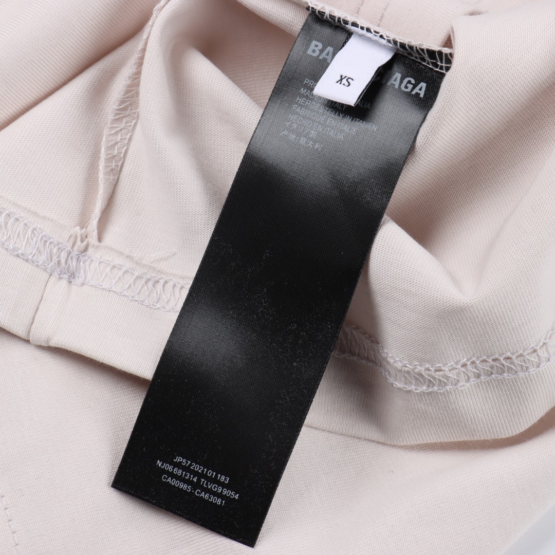 BALENCIAGA巴黎世家 喷墨溶解可乐短袖T恤