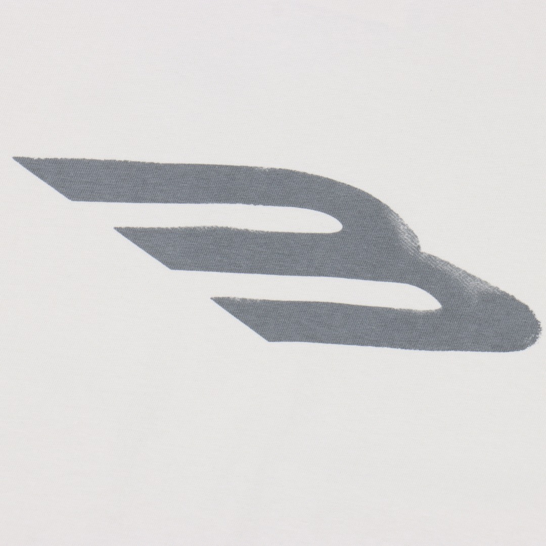 BALENCIAGA巴黎世家 前后M字印花短袖T恤