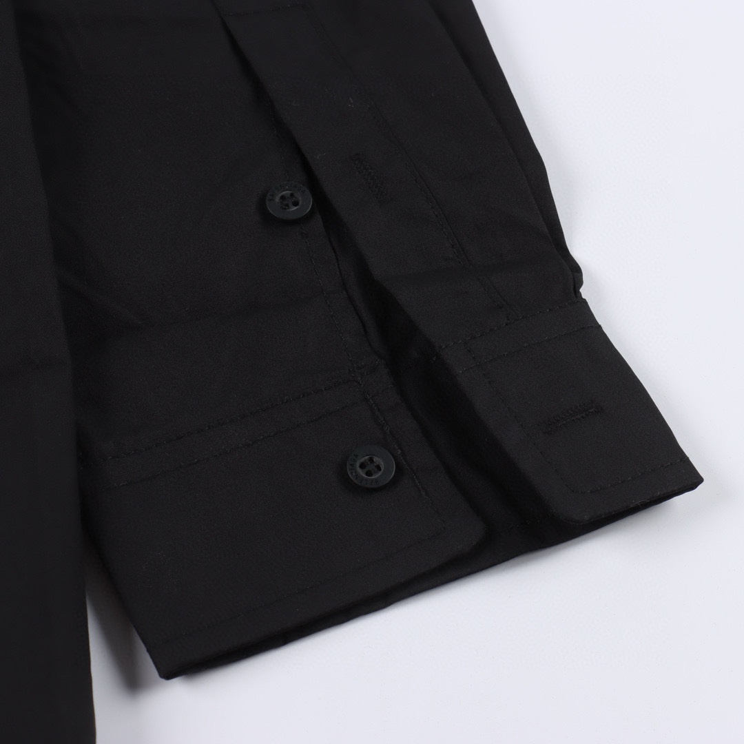Balenciaga/巴黎世家 BLCG 24FW 手臂硅胶袖标长袖衬衫