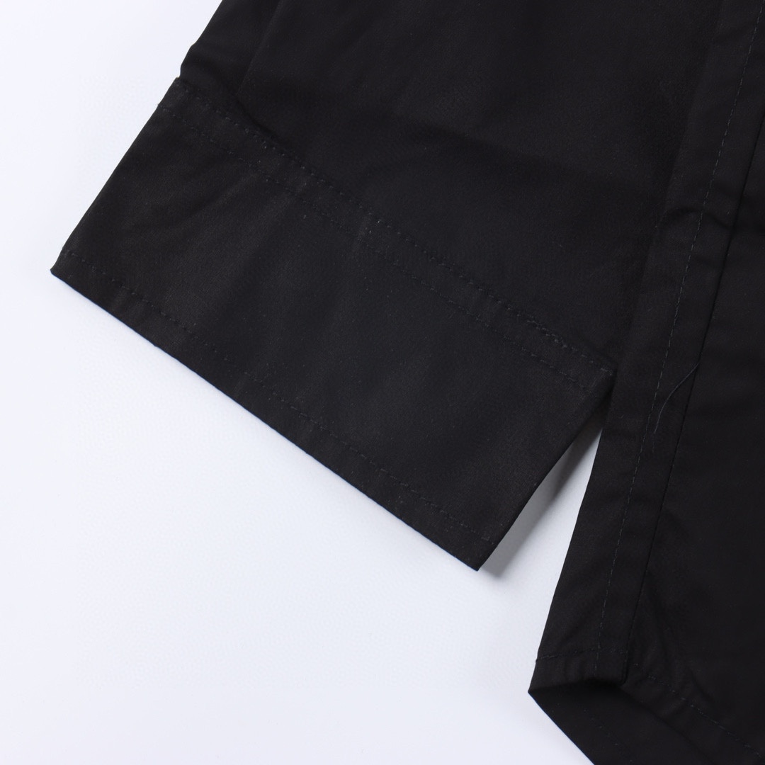 Balenciaga/巴黎世家 BLCG 24FW 领口字母刺绣长袖衬衫