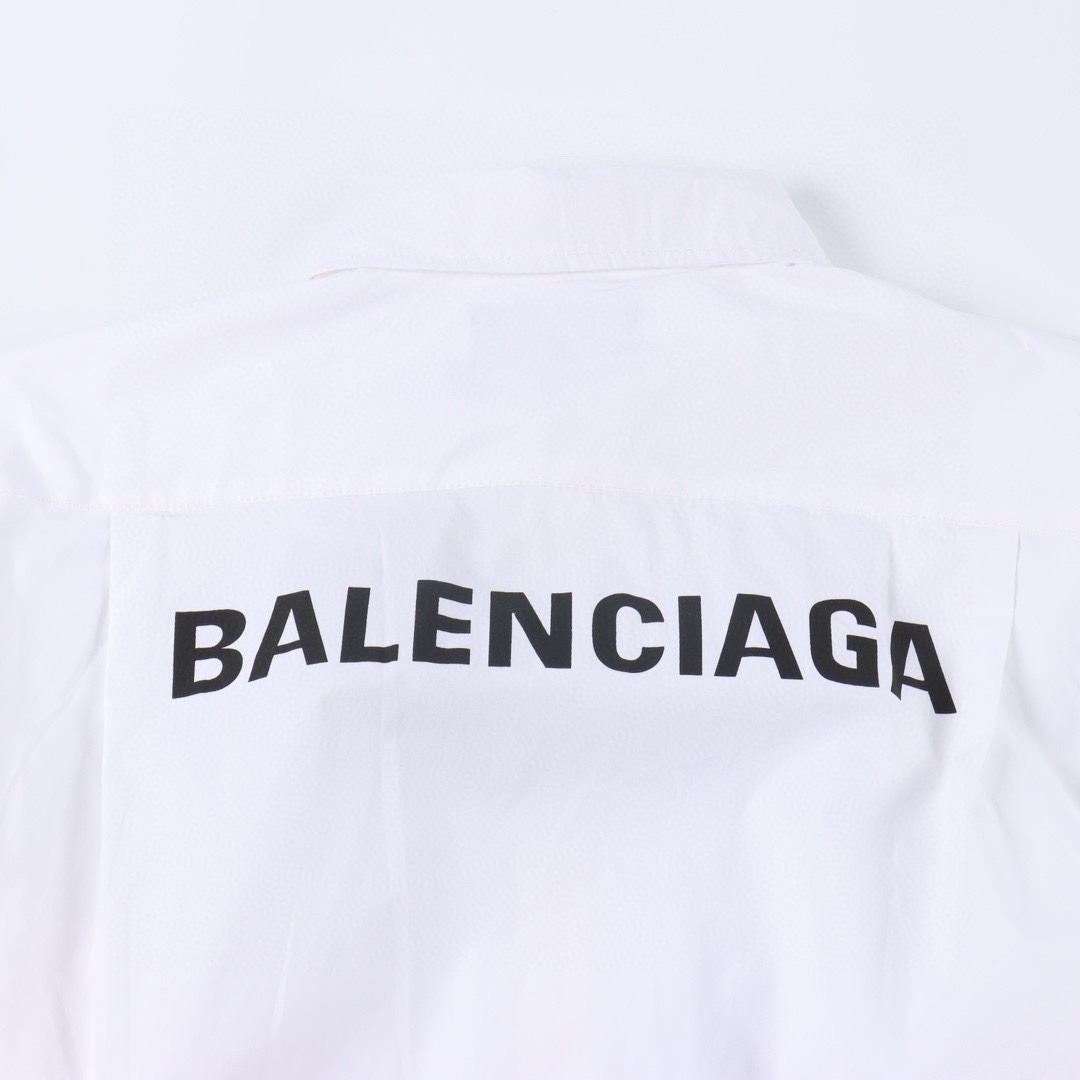 Balenciaga/巴黎世家BLCG 24FW 后背logo印花长袖衬衫