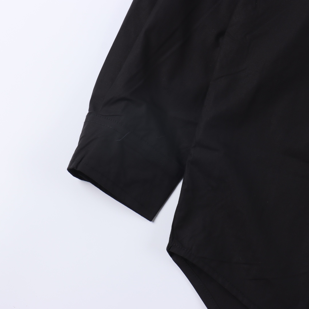 Balenciaga/巴黎世家 BLCG 24FW 黄胶带印花长袖衬衫