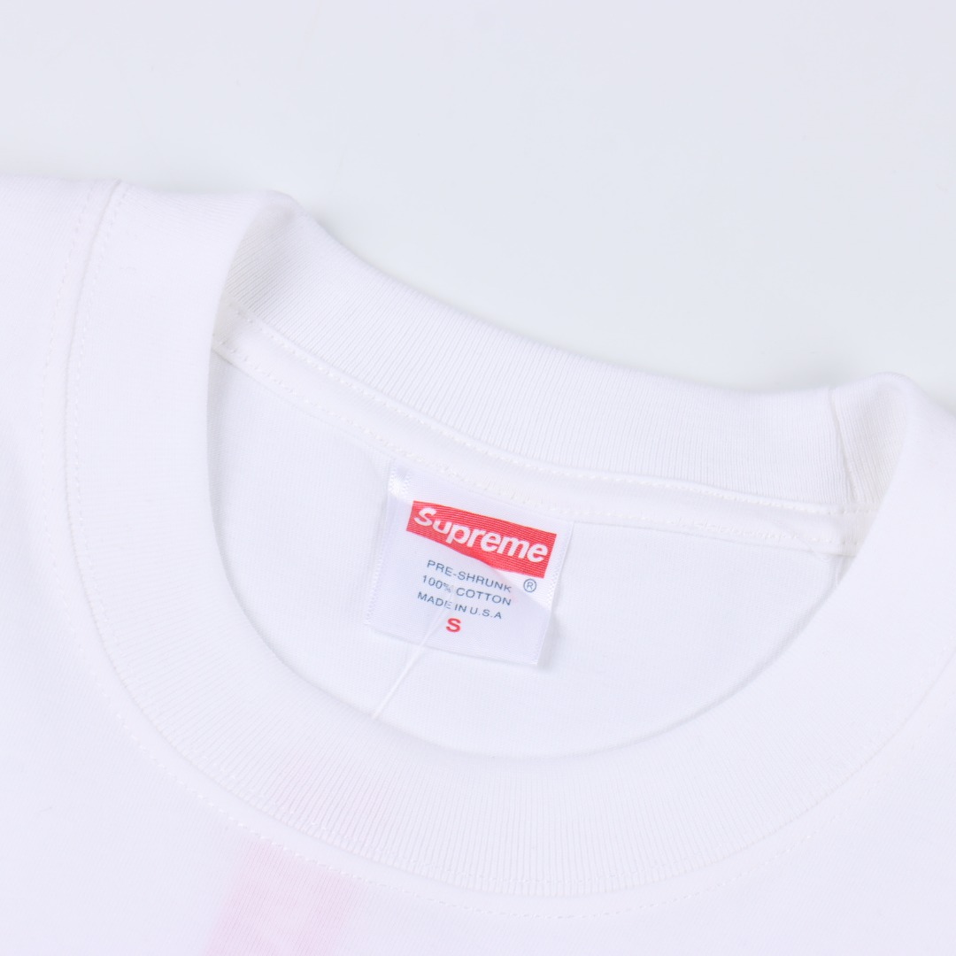 Supreme 十字架Box logo印花短袖T恤