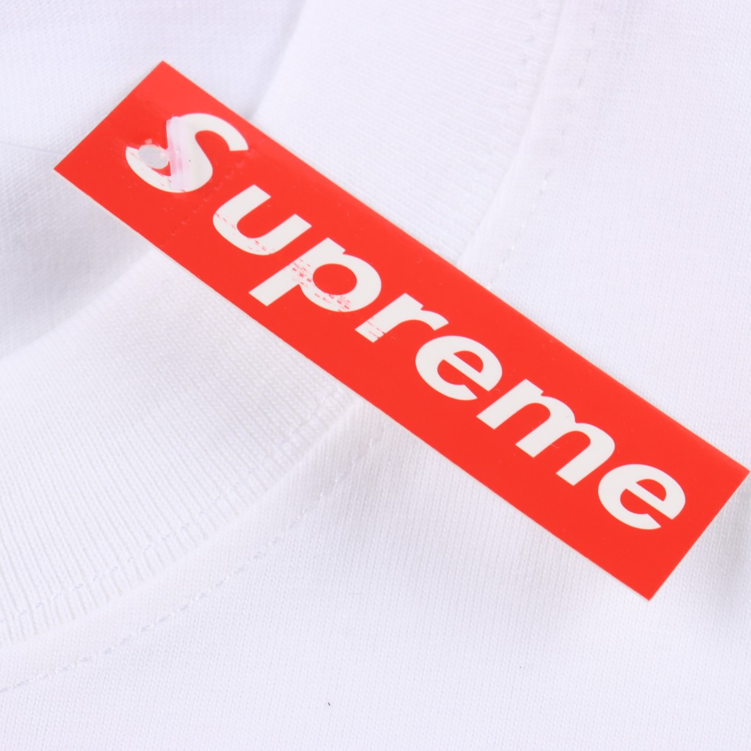 Supreme 十字架Box logo印花短袖T恤