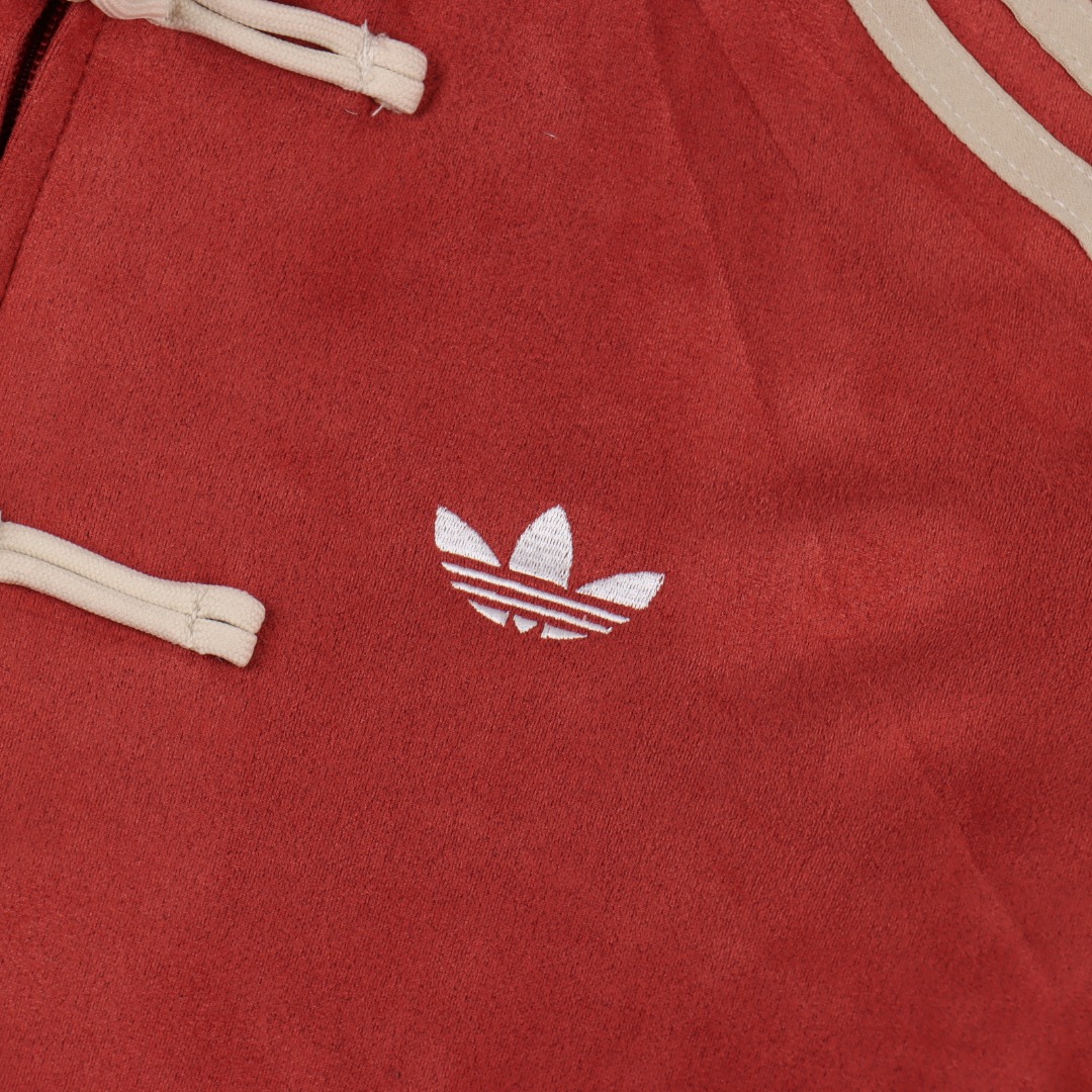 Adidas 三叶草 新中式麂皮唐装外套 adidas originals CTT 蛇年限定 时尚舒适百搭宽松长袖复古美式夹克
