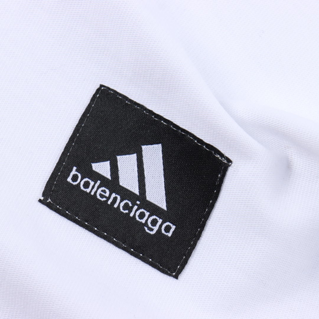Balenciaga X Adidas 巴黎世家三叶草联名款短袖T恤