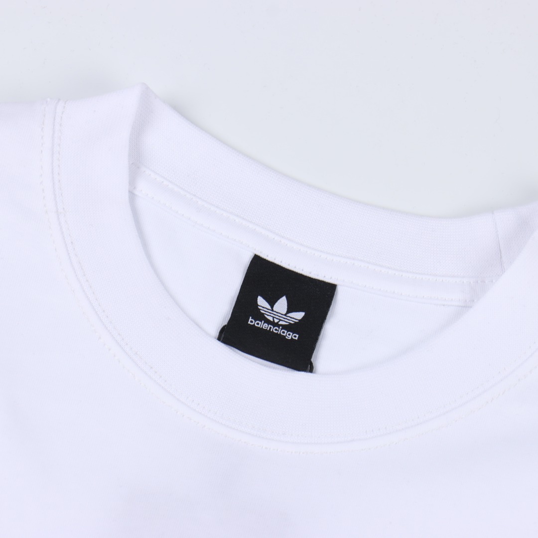 Balenciaga X Adidas 巴黎世家三叶草联名款短袖T恤