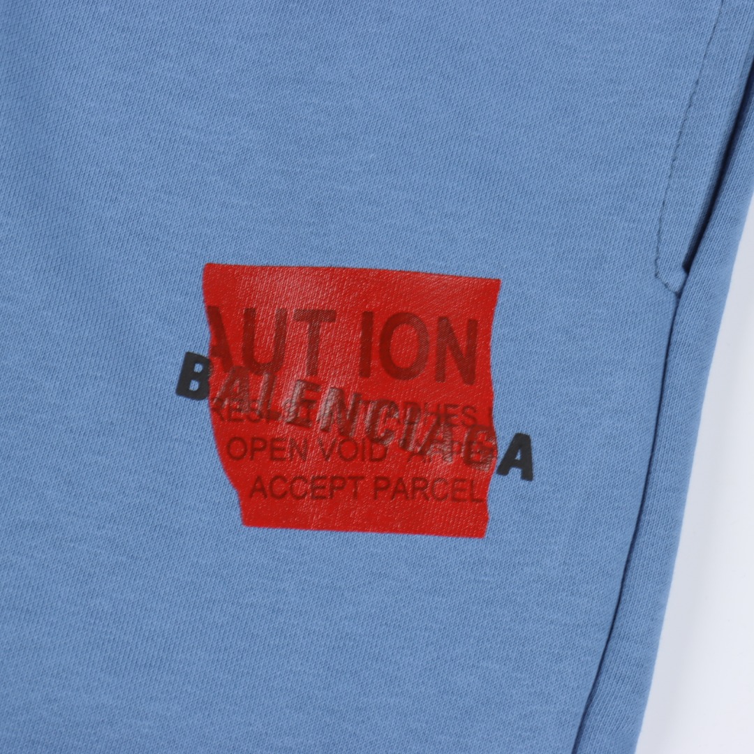 Balenciga/巴黎世家 胶布字母短裤