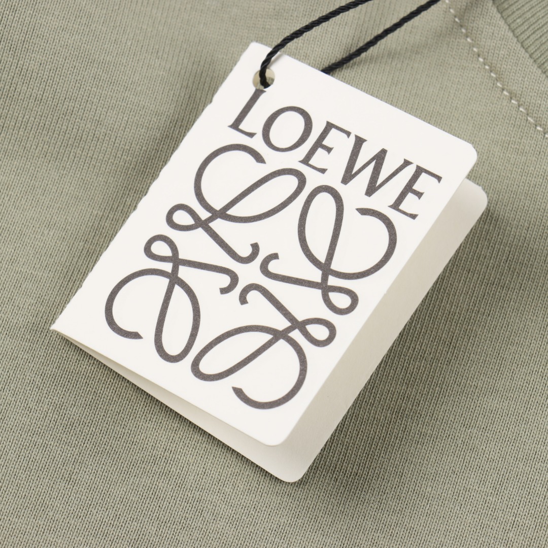 LOEWE/罗意威 拼接织带短袖