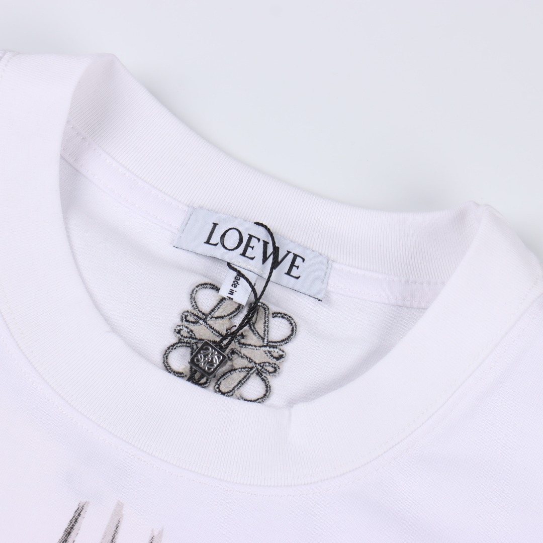 loewe 罗意威 羽毛明星同款短袖