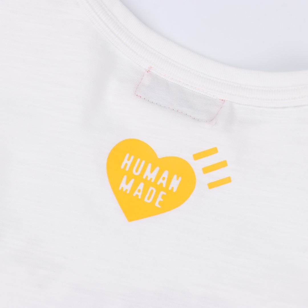 HUMAN MADE 爱心字母印花短袖T恤