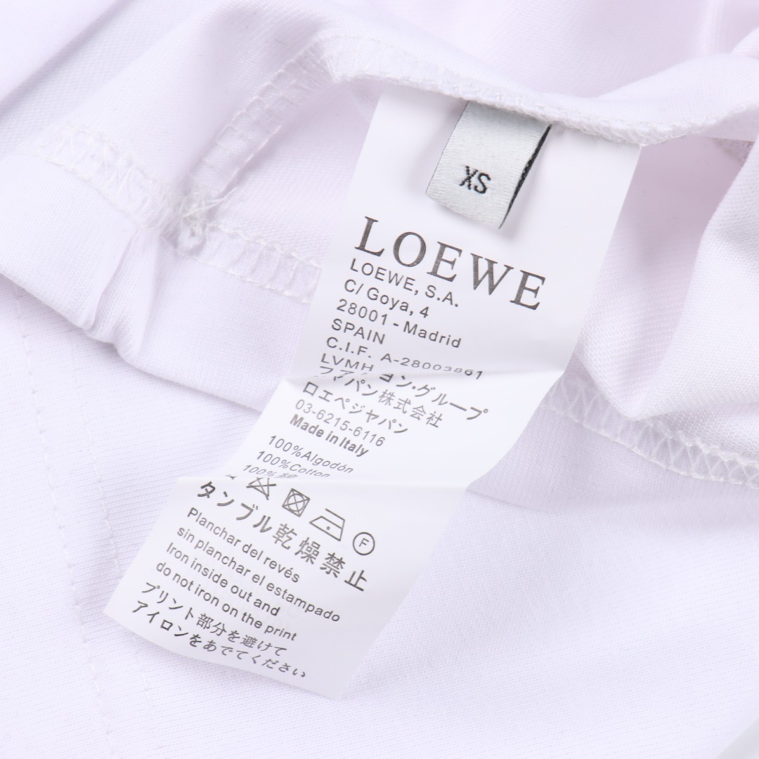 Loewe/罗意威 日本艺术家suna fujita联名鲸鱼女孩刺绣短袖t恤