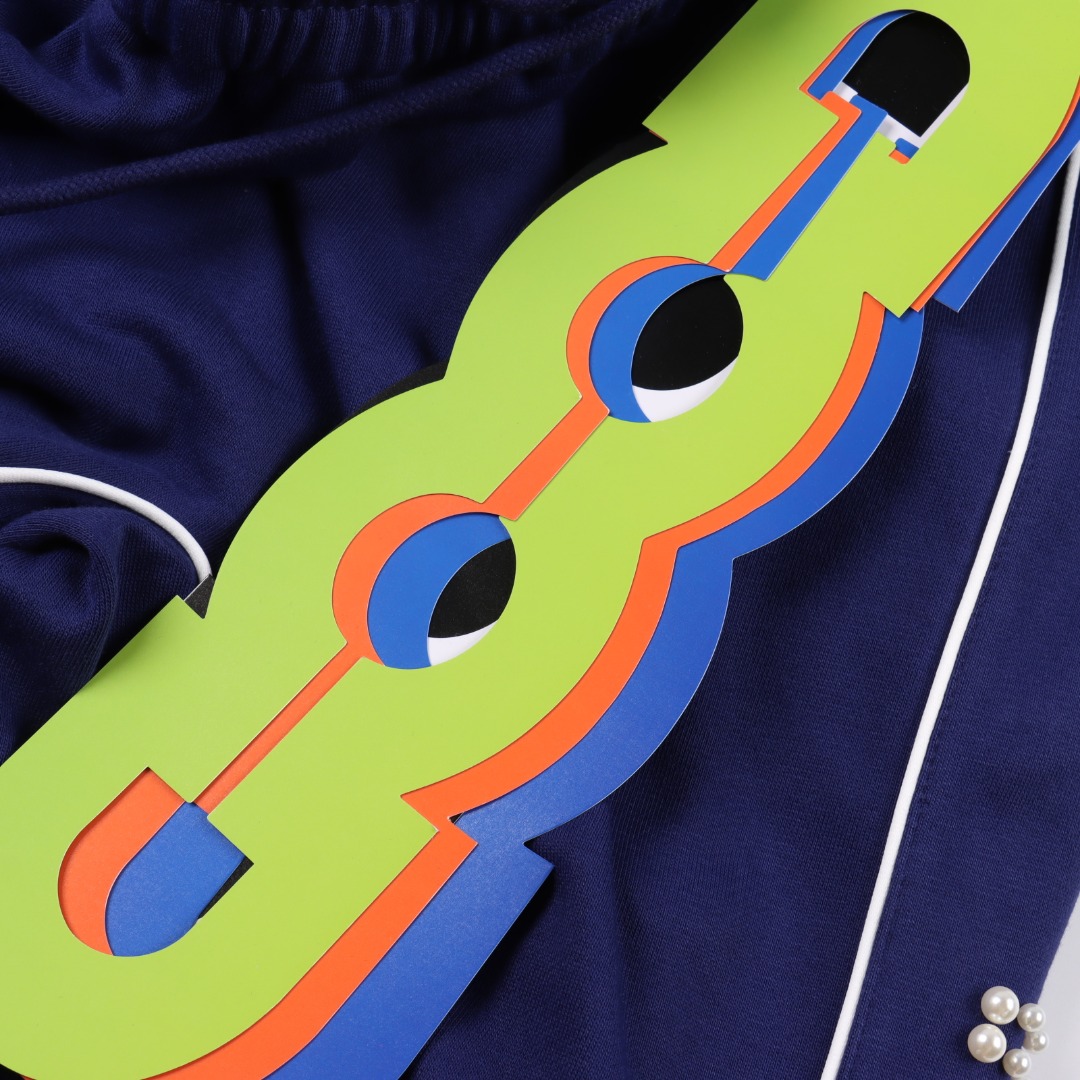 GOODBRAND Love is good 珍珠休闲裤 黑色 蓝色