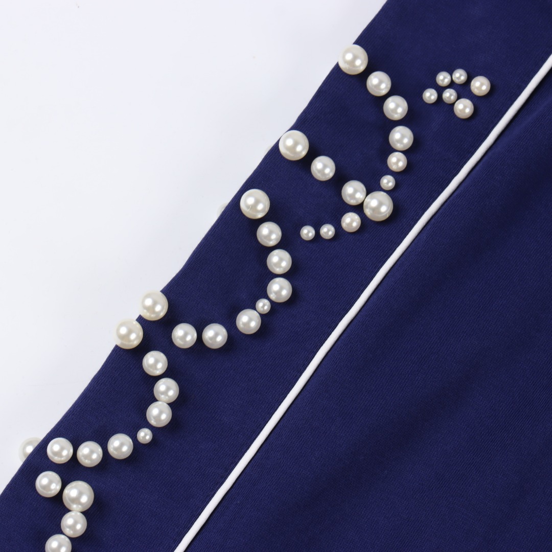 GOODBRAND Love is good 珍珠休闲裤 黑色 蓝色