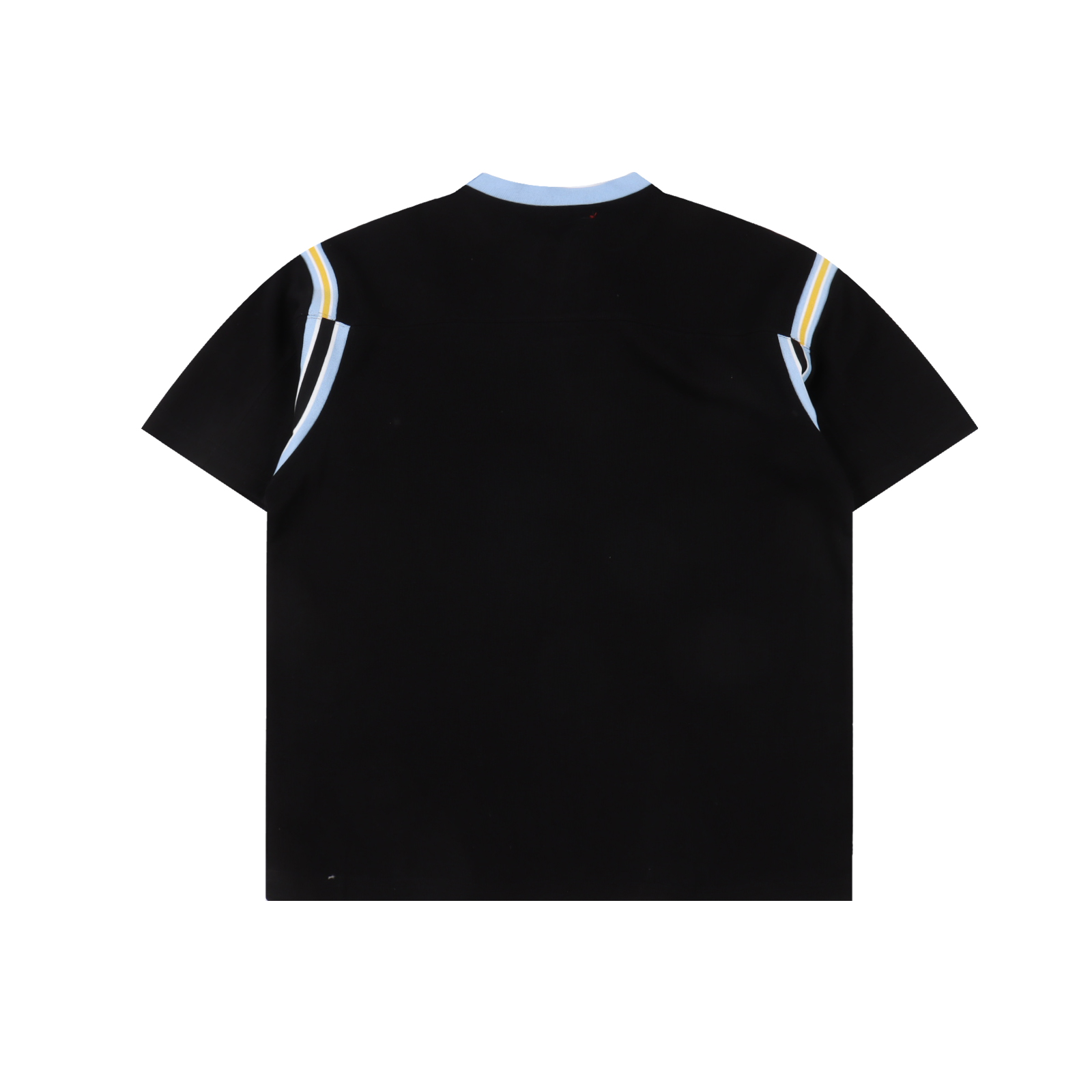 Supreme SS25 WEEK8 Split S/S Football Top 拼接图案罗纹圆领短袖