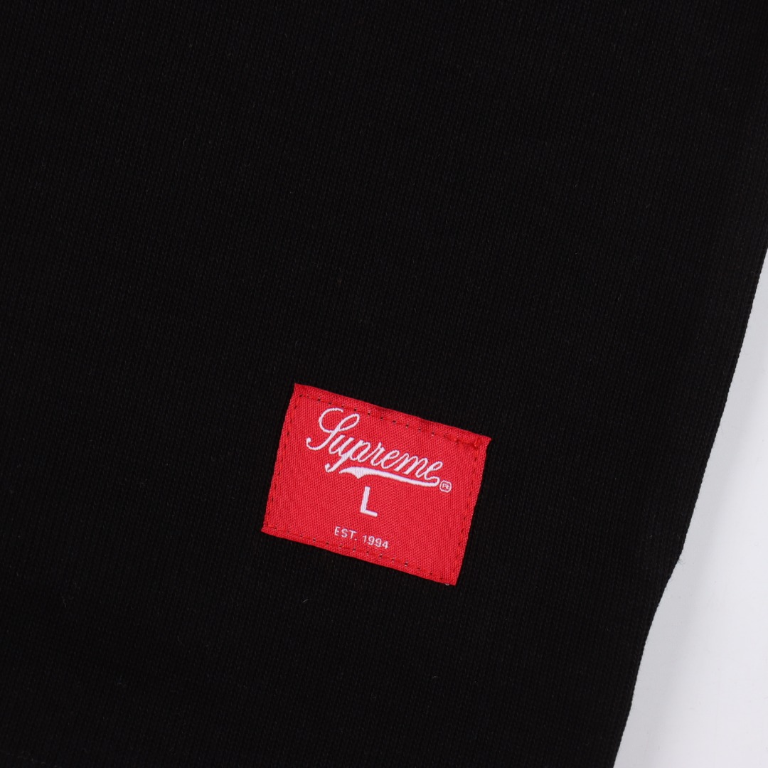 Supreme SS25 WEEK8 Split S/S Football Top 拼接图案罗纹圆领短袖