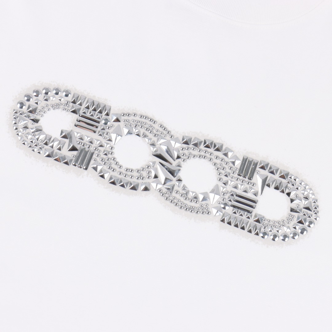 GOODBRAND 碎片金属LOGO 短袖T恤 黑色 白色