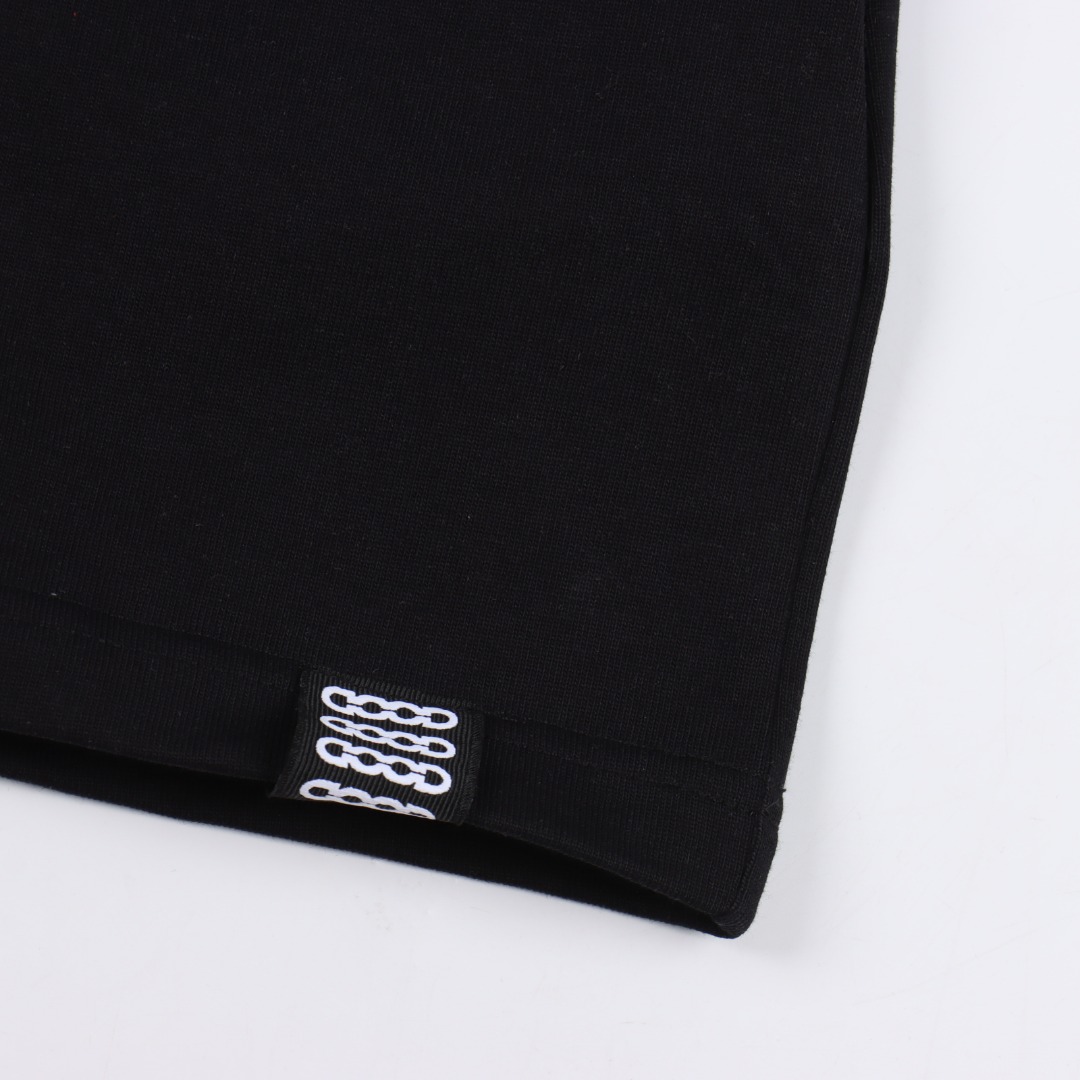 GOODBRAND SS25 烟花LOGO 短袖T恤黑色