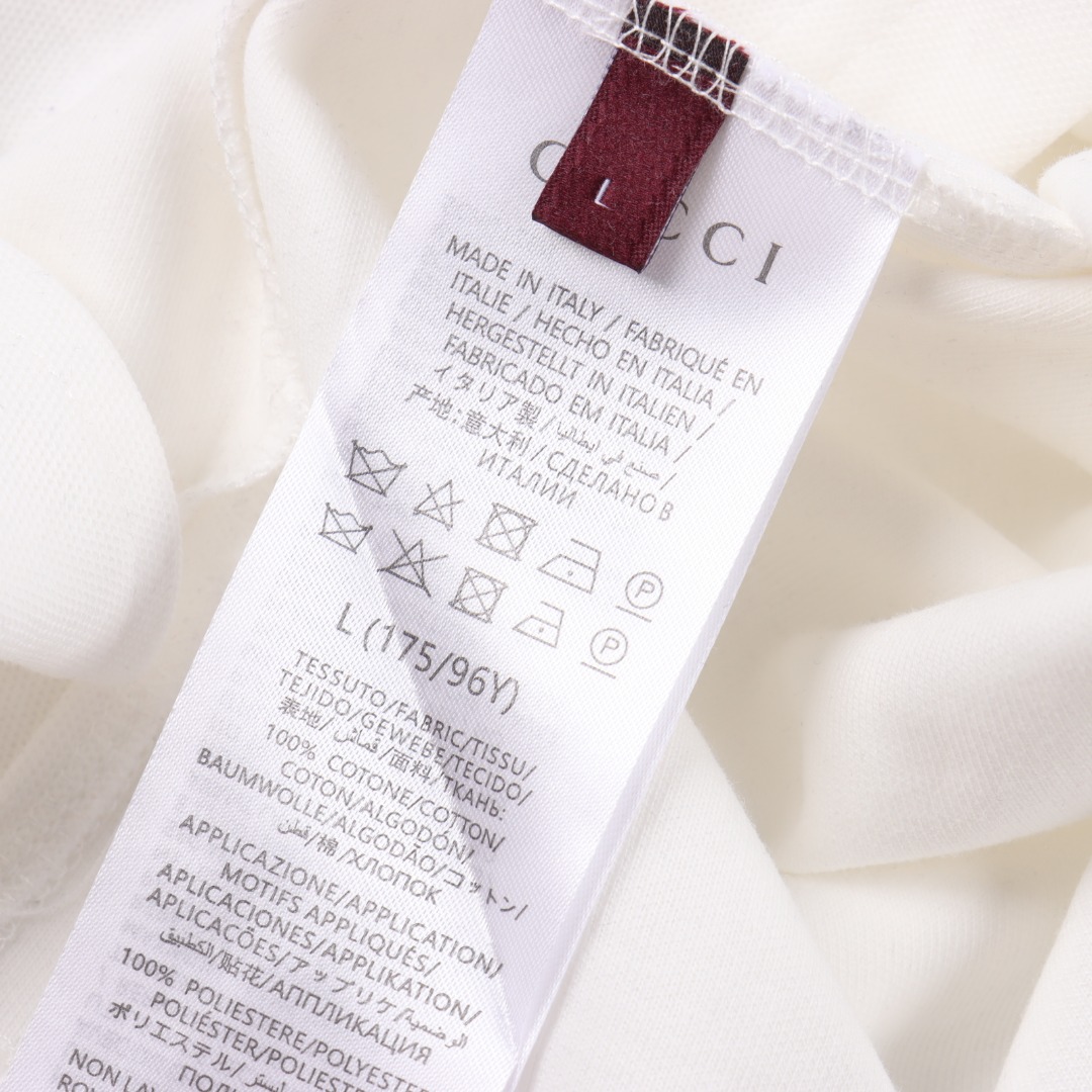 Gucci 古驰 胸前口袋字母刺绣短袖POLO衫