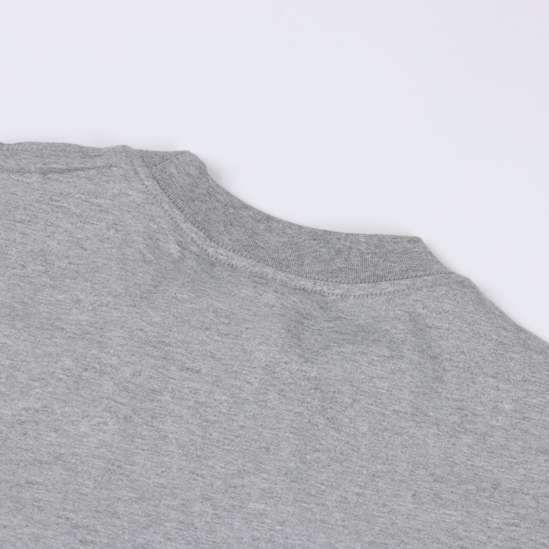 Balenciga/巴黎世家 C E O 贴布刺绣短袖T恤