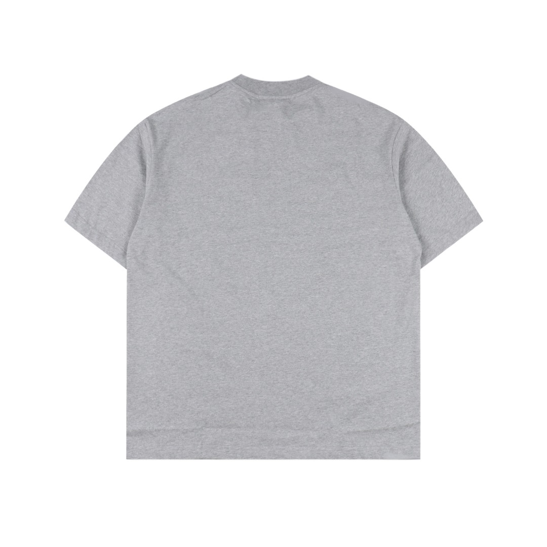 Balenciga/巴黎世家 C E O 贴布刺绣短袖T恤