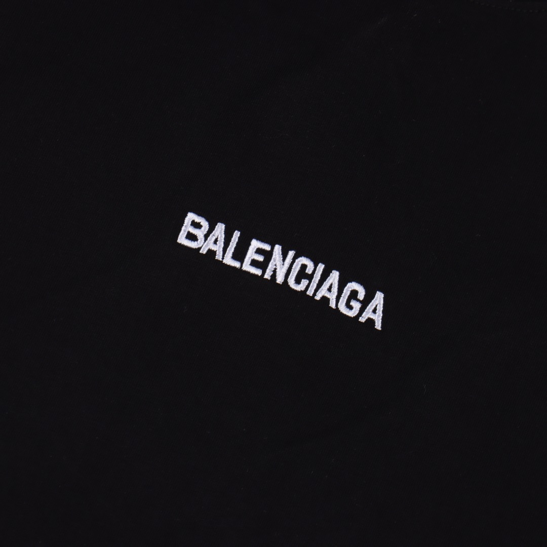 Balenciga/巴黎世家 图标字母绣花 短袖T恤