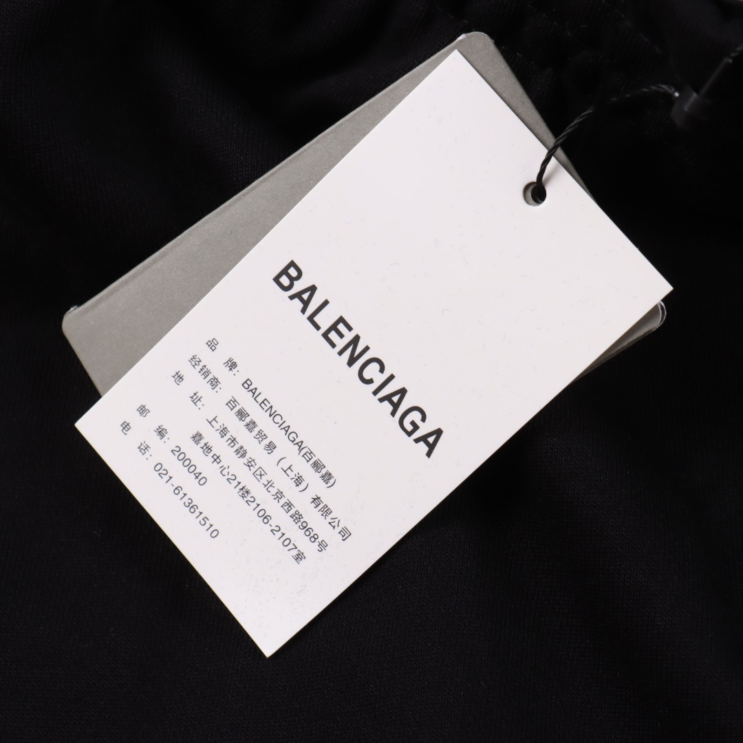 Balenciga/巴黎世家 图章图标字母短裤