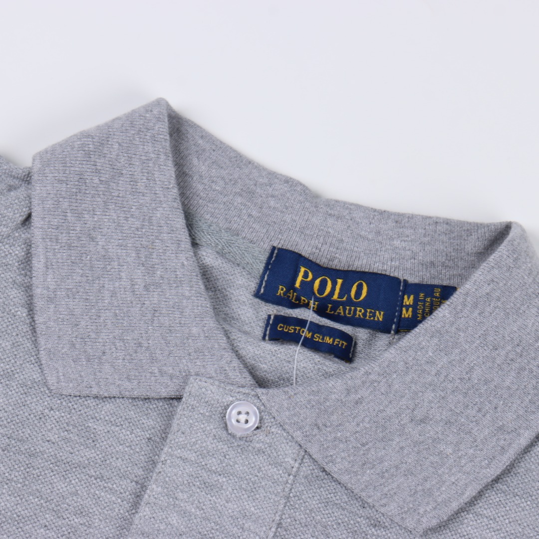 Ralph Lauren/拉夫劳伦 三匹小马logo刺绣休闲赛马翻领短袖Polo衫