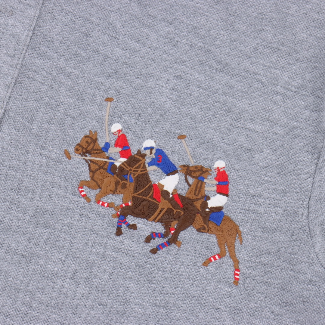 Ralph Lauren/拉夫劳伦 三匹小马logo刺绣休闲赛马翻领短袖Polo衫