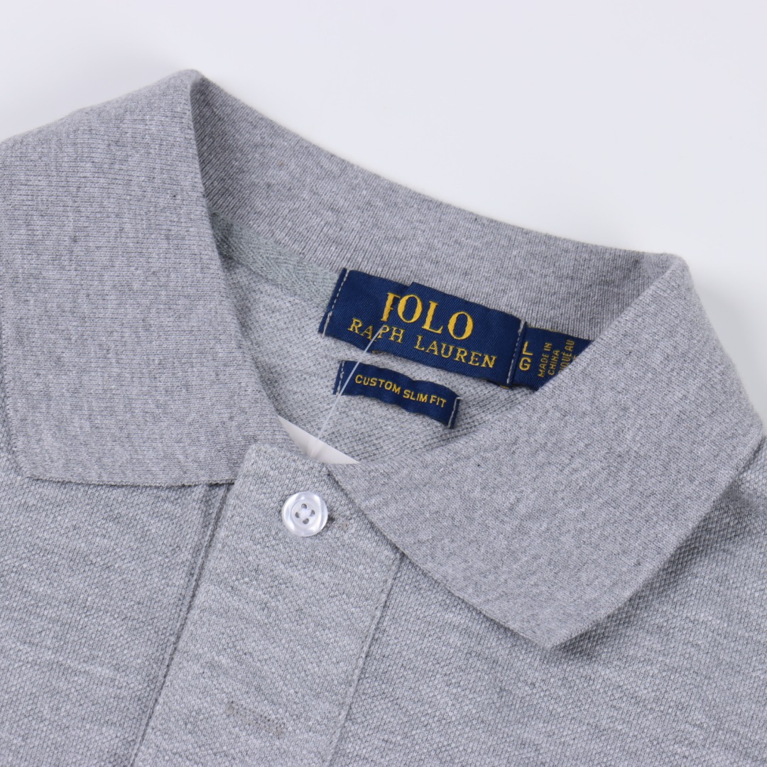 Polo Ralph Lauren/拉夫劳伦 基础大马皇冠俱乐部徽章刺绣logo Big Pony 翻领短袖Polo衫 T恤