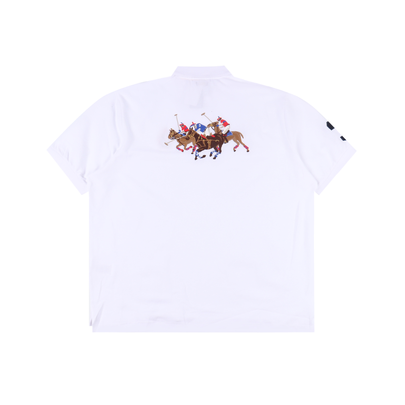 Ralph Lauren/拉夫劳伦金马标背后三匹小马logo刺绣短袖Polo衫