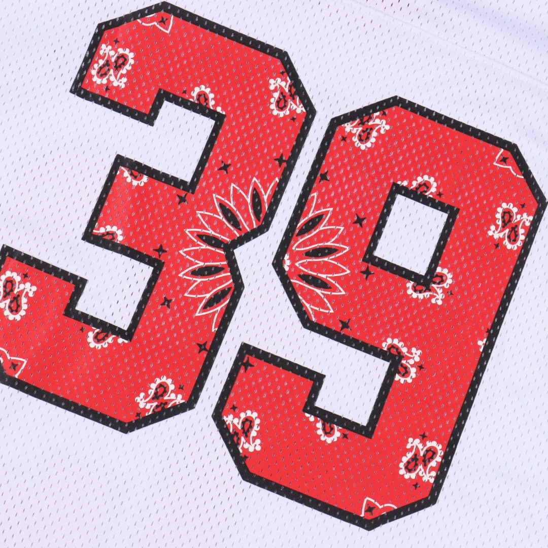 Supreme SS25 WEEK14 Bandana Football Jersey logo 腰果花元素印花图案网眼美式棒球服短袖-莆田鞋,莆田鞋货源,高仿鞋,高仿鞋货源,安福档口,莆田高仿鞋,莆田鞋批发,高仿鞋批发,莆田高仿运动鞋,高仿运动鞋,莆田运动鞋 Supreme SS25 WEEK14 Bandana Football Jersey logo 腰果花元素印花图案网眼美式棒球服短袖