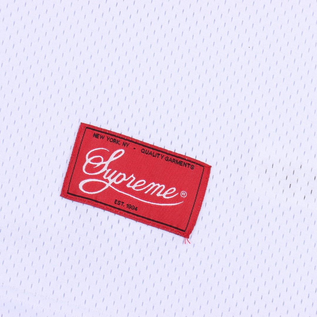 Supreme SS25 WEEK14 Bandana Football Jersey logo 腰果花元素印花图案网眼美式棒球服短袖-莆田鞋,莆田鞋货源,高仿鞋,高仿鞋货源,安福档口,莆田高仿鞋,莆田鞋批发,高仿鞋批发,莆田高仿运动鞋,高仿运动鞋,莆田运动鞋 Supreme SS25 WEEK14 Bandana Football Jersey logo 腰果花元素印花图案网眼美式棒球服短袖