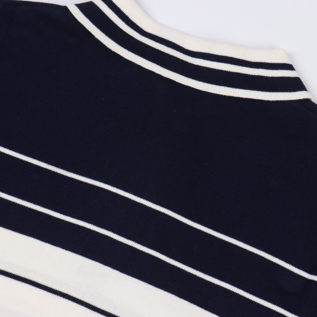 Gucci/古驰 条纹针织短袖POLO衫-莆田鞋,莆田鞋货源,高仿鞋,高仿鞋货源,安福档口,莆田高仿鞋,莆田鞋批发,高仿鞋批发,莆田高仿运动鞋,高仿运动鞋,莆田运动鞋 Gucci/古驰 条纹针织短袖POLO衫