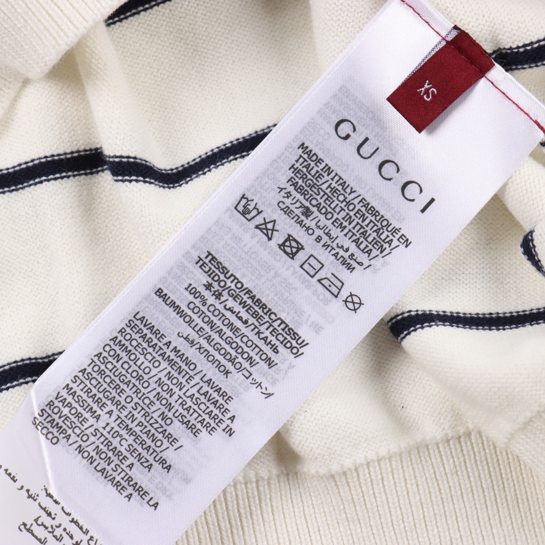 Gucci/古驰 条纹针织短袖POLO衫-莆田鞋,莆田鞋货源,高仿鞋,高仿鞋货源,安福档口,莆田高仿鞋,莆田鞋批发,高仿鞋批发,莆田高仿运动鞋,高仿运动鞋,莆田运动鞋 Gucci/古驰 条纹针织短袖POLO衫