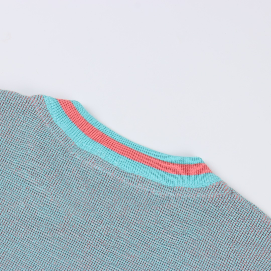 Louis Vuitton/路易威登 海豚提花毛织短袖