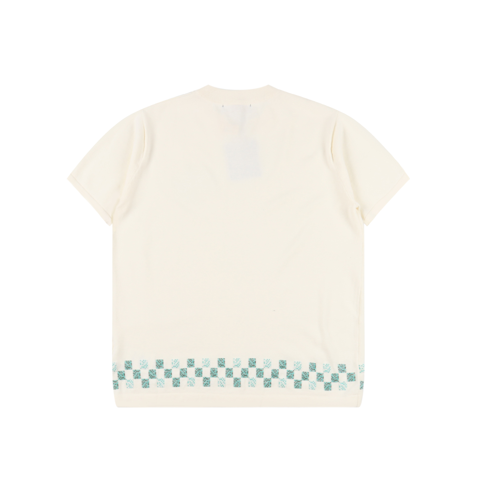 Louis Vuitton/路易威登 Damier 格纹刺绣毛衣短袖