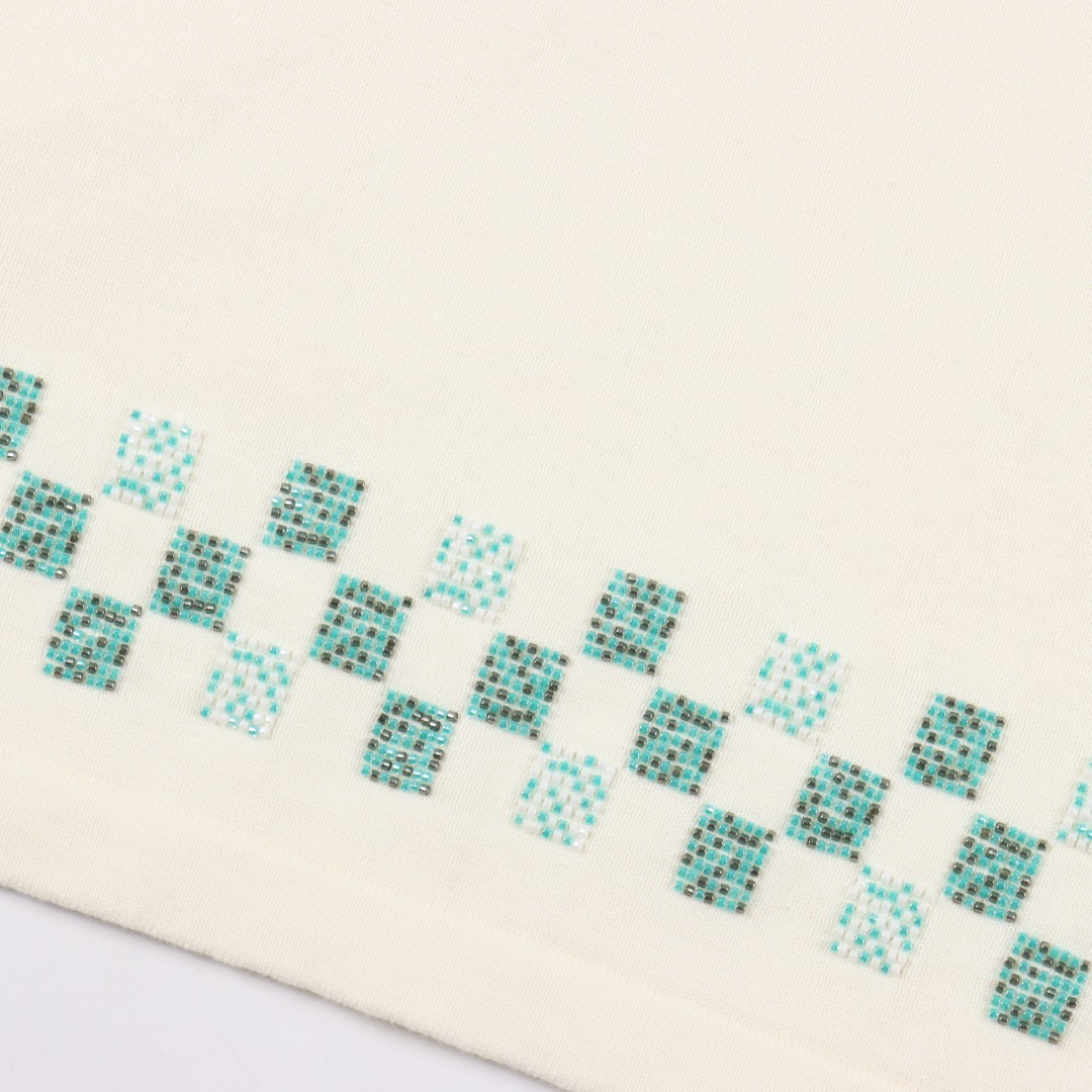 Louis Vuitton/路易威登 Damier 格纹刺绣毛衣短袖